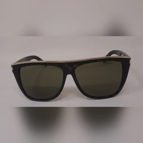 Saint Laurent Sunglasses SL1 Combi 004 Havana Gold 59-13-140 - Picture 12 of 16